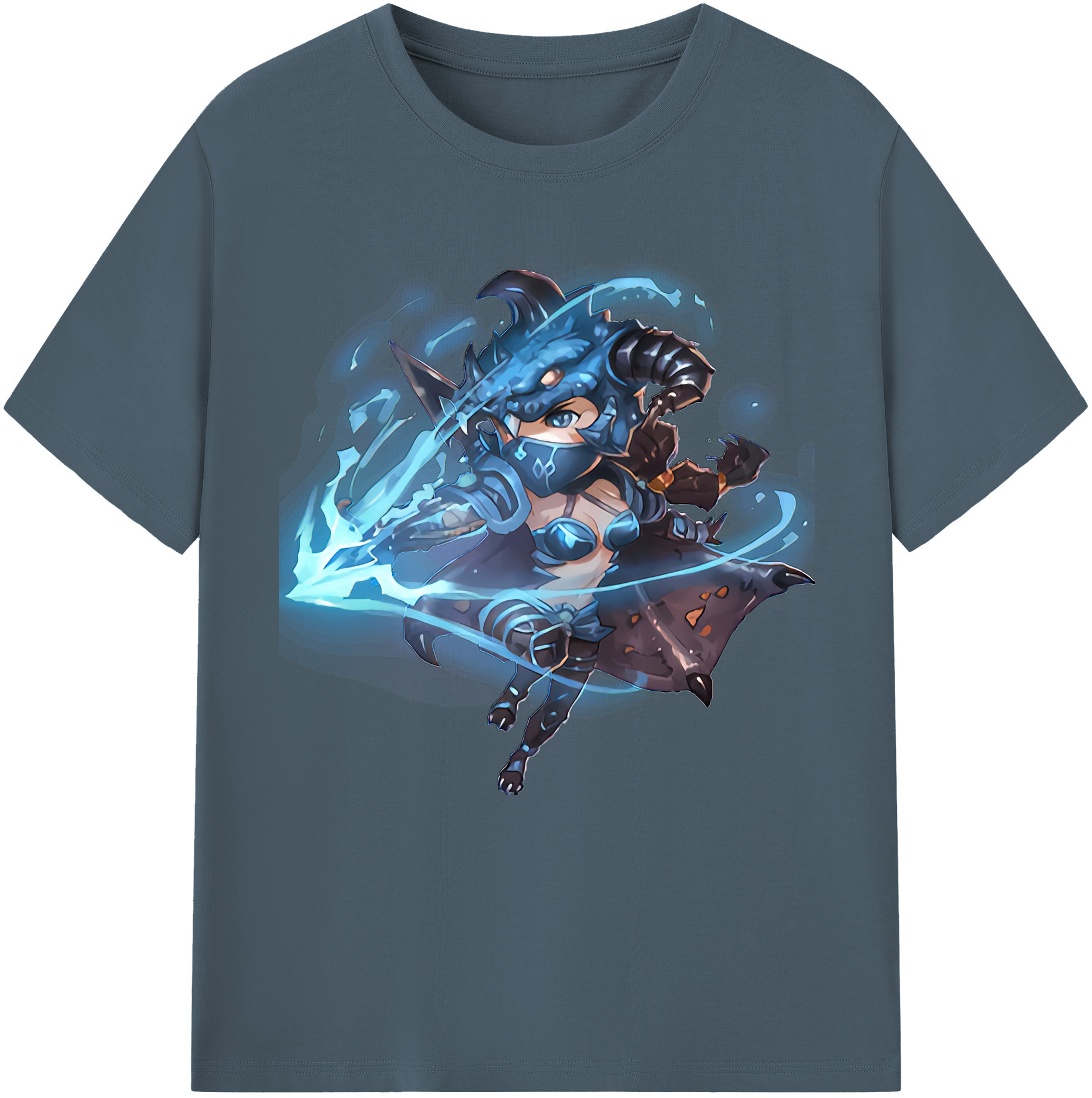 リーグ・オブ・レジェンド League of Legends LOL 綿100％半袖Tシャツ（フロントプリント）